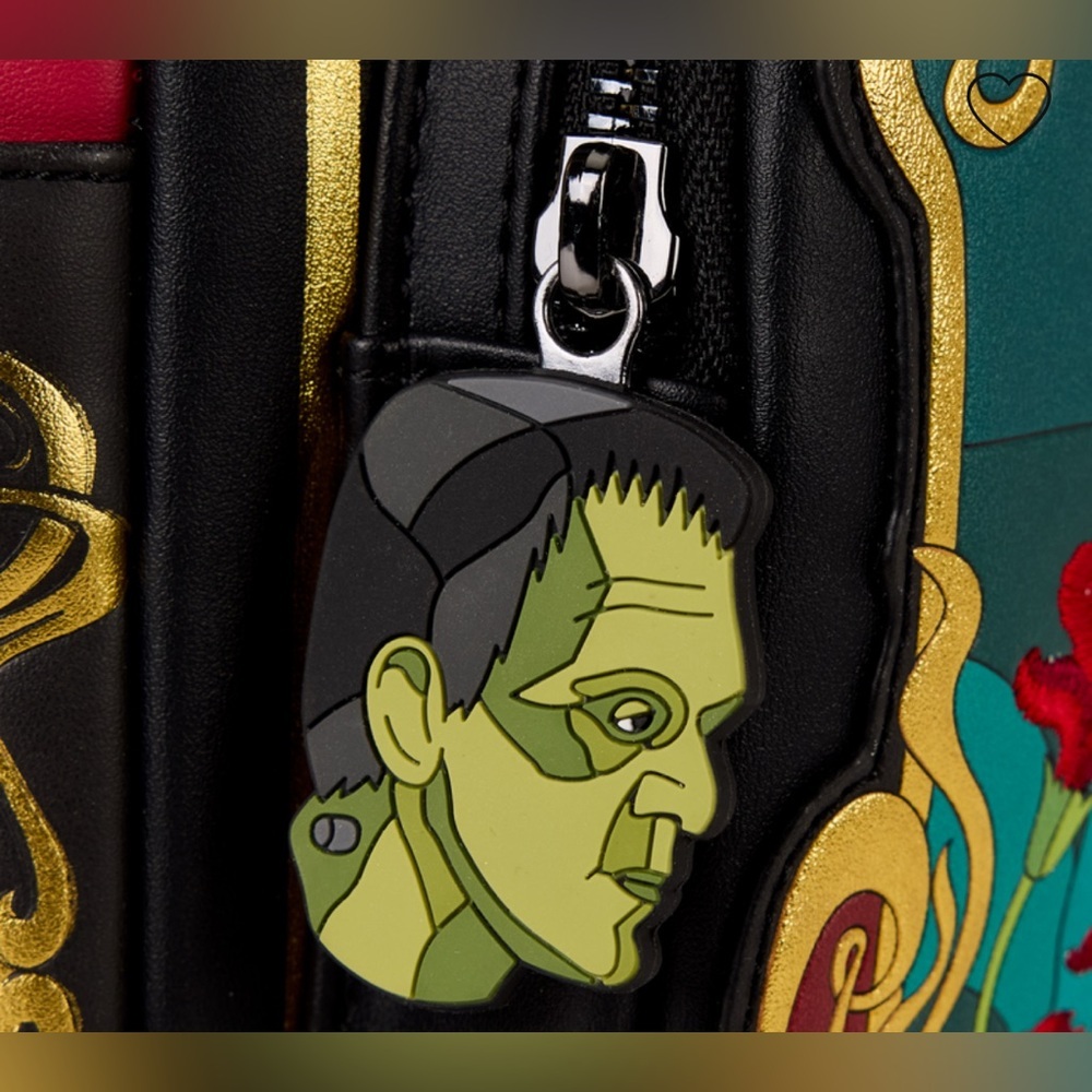 Universal Monsters The Bride Of Frankenstein Stained Glass Loungefly NWT​ - Picture 5 of 7